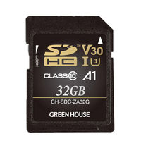 グリーンハウス 【4K対応】UHS-U3　SDHCカード　32GB GH-SDC-ZA32G 1枚（直送品）
