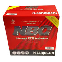 NBC 国産車バッテリー アイドリングストップ車対応 N-65R(B24R)　1個（直送品）