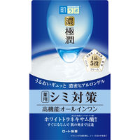 肌ラボ 濃極潤 美白パーフェクトゲル 100g オールインワン シミ そばかす ヒアルロン酸 無着色 無香料 弱酸性 ロート製薬