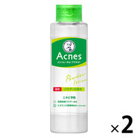 メンソレータム アクネス 薬用パウダー化粧水 180mL 2個 ロート製薬