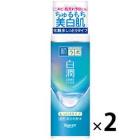 肌ラボ 白潤 薬用美白化粧水 しっとりタイプ 170mL ×2個　トラネキサム酸 シミ そばかす 無着色 無香料 ロート製薬