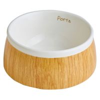 ペティオ 犬用食器 Porta 木目調 陶器食器