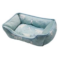 スギモト 冷感クマ柄　スクエアベッド　Ｓ　ブルー　ＳＢー１４８　Ｓ　ＢＬ 287812 1個（直送品）