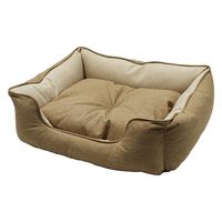 スギモト カバー取り外し可　無地スクエアベッド　Ｌ　ブラウン　ＳＢー１５１　Ｌ　ＢＲ 287820 1個（直送品）