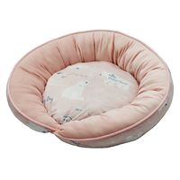 スギモト 冷感クマ柄ベッド　ラウンドベッド　Ｍ　ピンク　ＲＢー１０５　Ｍ　ＰＩ 287837 1個（直送品）