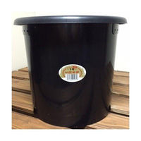 国華園 ニュー菊鉢 黒 9号 2100779 1個