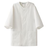 セブンユニフォーム 男女兼用七分袖コート サイズ /4L EA3076-0 1セット(2点)（直送品）