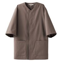 セブンユニフォーム 男女兼用七分袖コート サイズ /4L EA3076-8 1セット(2点)（直送品）