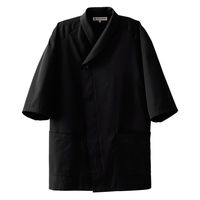 和也 チトセ 和風シャツ(七分袖) 兼用 墨黒 LL DN-8909 1枚（取寄品