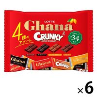 ガーナ＆クランキーシェアパック 6個 ロッテ チョコレート 個包装