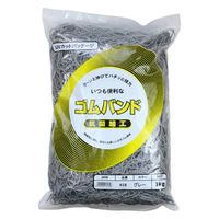 アイ・ジー・オー IGO ゴムバンド #18 1kg グレー RB18-1F-GR 1袋