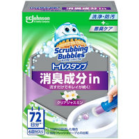 ジョンソン株式会社 スクラビングバブル トイレスタンプ消臭成分 クリアジャスミン本体 4901609016057 38g×12点セット（直送品）