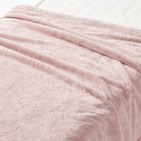 無印良品 ムレにくいあたたかファイバー厚手毛布 D 180×200cm ピンク 良品計画