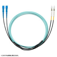 サンワサプライ タクティカル光ファイバケーブル(マルチ50μm、FC×2-FC×2、5m) HKB-FCFCTA5-05N 1本（直送品）