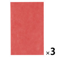 無印良品 竹紙ぽち袋 赤 約幅70×高さ110mm 5枚入り 1セット（3袋） 良品計画