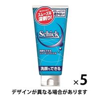 シック 洗顔シェービングジェル 180g 皮脂 毛穴 深剃り 洗顔もできちゃう！　5個