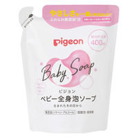 ピジョン 全身泡ソープ ベビーフラワーの香り 詰め替え 400ml（ベーシック）5個