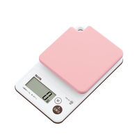 タニタ（TANITA） 洗えるキッチンスケール2kgピンクKW201 5個 計量器 防水 デジタルスケール料理用お菓子作りパン作り はかり