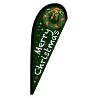 P・O・Pプロダクツ　Ｐバナー小　Merry　Christmas　リース　緑　６９６０２　Ｗ670×Ｈ1650  115364　1枚（直送品）