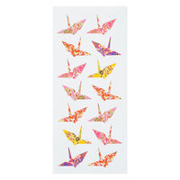 奥山商会 和風シール 折鶴 JP373 1セット(5枚)