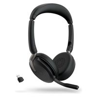 GNオーディオ　Ｊａｂｒａ　無線ヘッドセット　両耳　「Ｅｖｏｌｖｅ２　６５　Ｆｌｅｘ　Ｌｉｎｋ３８０ｃ」 26699-989-899　1本（直送品）