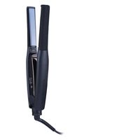 テスコム ヘアアイロン スリムプレート 薄型ヘッド 開閉ロック 温度ロック＆温度メモリー機能 ブラック/グレー