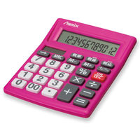アスカ ビジネス電卓　ピンク C1256P 2個（直送品）