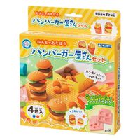 銀鳥産業 ハンバーガー屋さんセット ねんど4色入 160-400 1セット(3個)