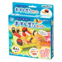 銀鳥産業 おすし屋さんセット ねんど4色入 160-402 1セット(12個