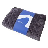 AQUA mofua　プレミアムマイクロファイバー　敷きパッド　Ｓ　チャコールグレー 50010168 1枚（直送品）