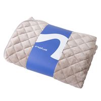 AQUA mofua　プレミアムマイクロファイバー　敷きパッド　Ｑ　グレージュ 500104N8 1枚（直送品）