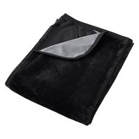 AQUA　mofua　プレミアムマイクロファイバー　あったか防水シーツ　ワイドキング　ブラック50607810　1枚（直送品）