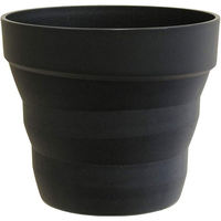 大和プラスチック プラウドポット 18型 ブラック 4903266729509 1個（直送品）
