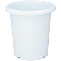 リッチェル 長鉢 9号 ホワイト 4973895714917 1個（直送品）