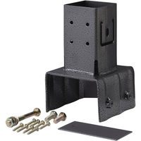 タカショー ラティス用固定金具12cmブロック用 TKP-04 1個（直送品）