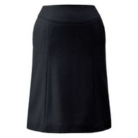 神馬本店 マイクロドビーフレアスカート　ブラック　XL E2454-7-XL 1着（直送品）