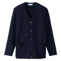 神馬本店 ニットカーディガン　ネイビー　S SA13K-1-S 1着（直送品）