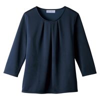 神馬本店 ブライトニットカットソー　ブルーネイビー　S SA800N-1-S 1着（直送品）