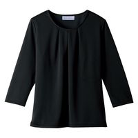 神馬本店 ブライトニットカットソー　ブラック　XL SA800N-7-XL 1着（直送品）