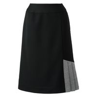 神馬本店 エコツイルニットプリーツスカート ブラック XL WN82S-7-XL 1着（直送品）