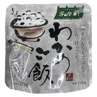 ヤギショー 保存食　アルファ化米　わかめご飯　50袋セット 6300051302 1セット（50袋入）（直送品）