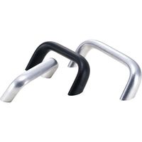 鍋屋バイテック会社 アルミ取っ手 ULF ULFー20ー128ーBKーP 1セット(2個)（直送品）