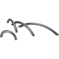 鍋屋バイテック会社 アーチ取っ手 UAH・UAHS UAHー192ーBKーP 1セット(2個)（直送品）