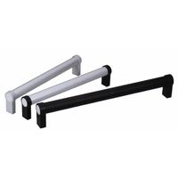 鍋屋バイテック会社 アルミチューブラ取っ手 UZAF UZAFー30ー400ーBKーP 1個（直送品）