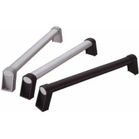 鍋屋バイテック会社 アルミオーバルチューブラ取っ手 UVC UVCー36ー200ーBKーP 1個（直送品）