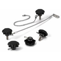 鍋屋バイテック会社 セブンロブノブー脱落防止タイプ KSCMS/KSCFS KSCMSー50ーM10ー25ーK 1セット(2個)（直送品）