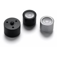 鍋屋バイテック会社 水平器|ホルダつき丸形水平器 アジャスタブルタイプ FSLD FSLDー17ーNー30ーBK 1個（直送品）