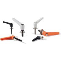 プラクランプレバー 平座金組み込みタイプ（おねじ） LEM-LW・LEMS-LW LEM-5-50-LW20