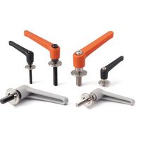 プラクランプレバー 長穴用座金組み込みタイプ（おねじ） LEMS-10-40-LWP30