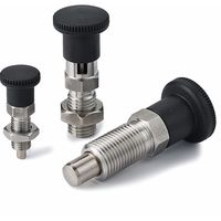 鍋屋バイテック会社 インデックスプランジャ ロック機構つき PLYSーA4 PLYSー6ー9ーAーA4 1個（直送品）